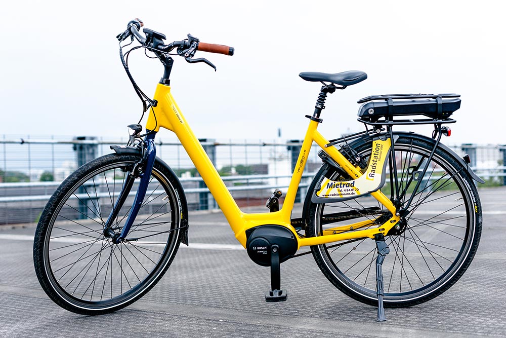 E-Bike Mietrad der Radstation MS
